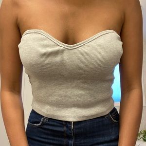 Grey Zara Tube top